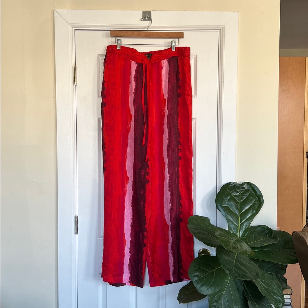 Bold Elements Wide Leg High Rise Trouser